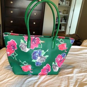 Kate Spade bridgewater Green Floral Bag